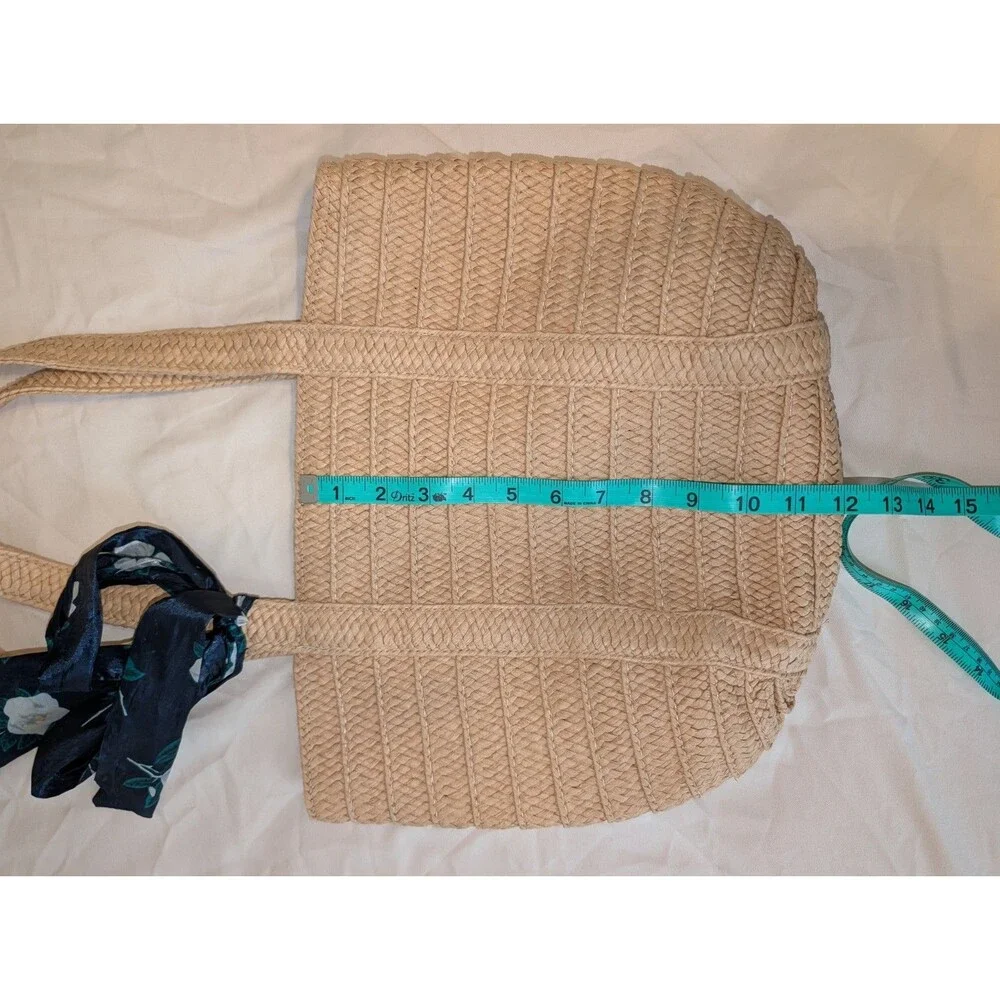 Draper James Beige Medium Tote Bag